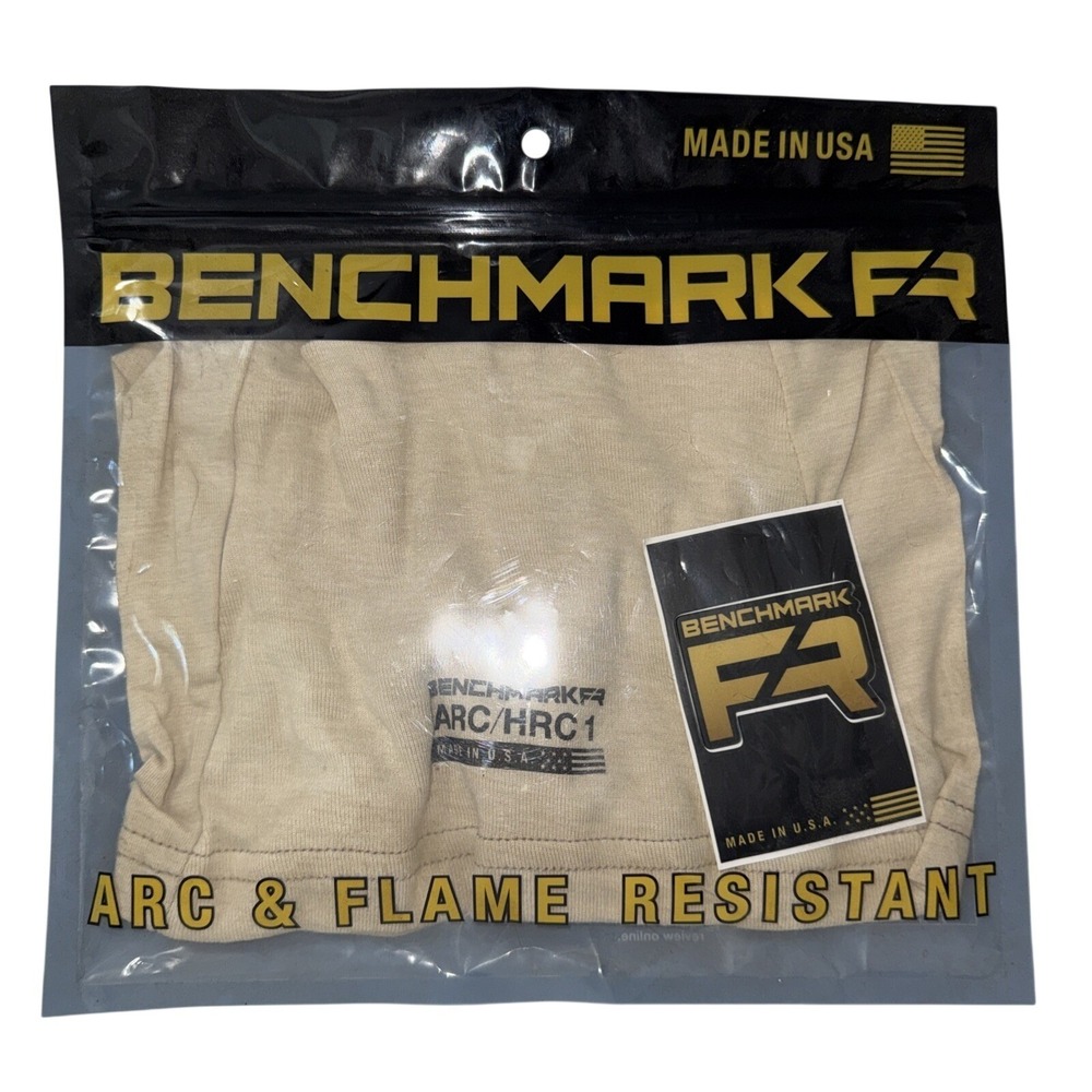 Benchmark FR‎ Arc & Flame Resistant Tan for Arc Flash And Fire Hazard New